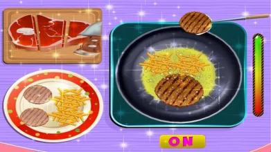 Cheese Sandwich making & fries cooking games截图4