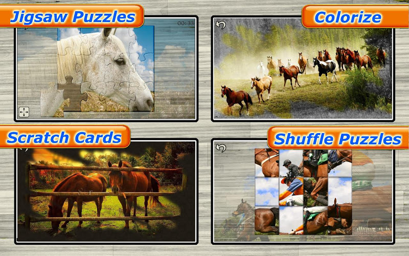 Horses Jigsaw Puzzles for Kids截图2