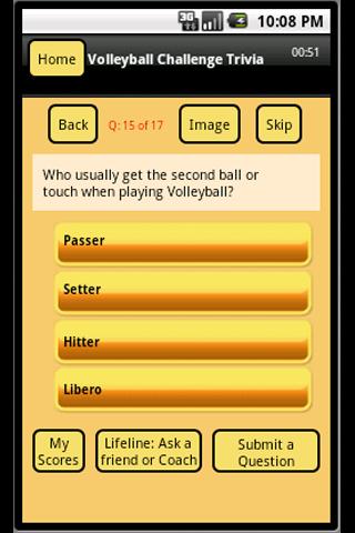 Volleyball Challenge Trivia截图2