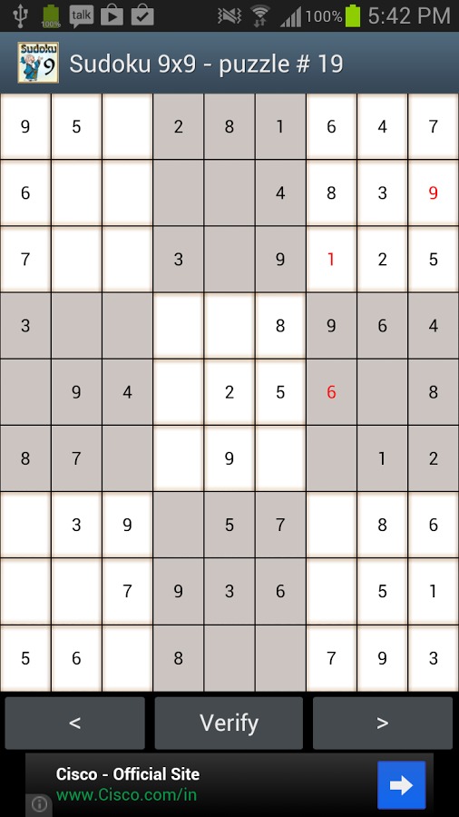 Sudoku 9x9截图1