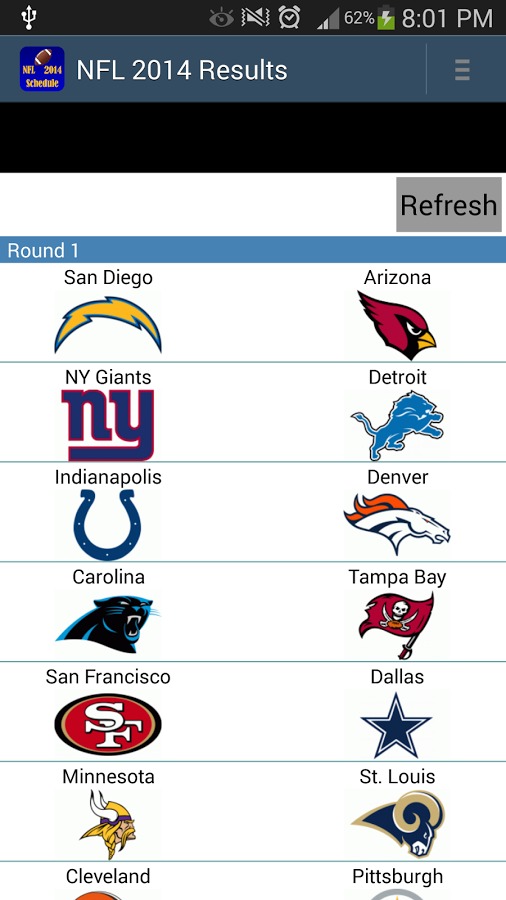 NFL 2014 Schedule截图3