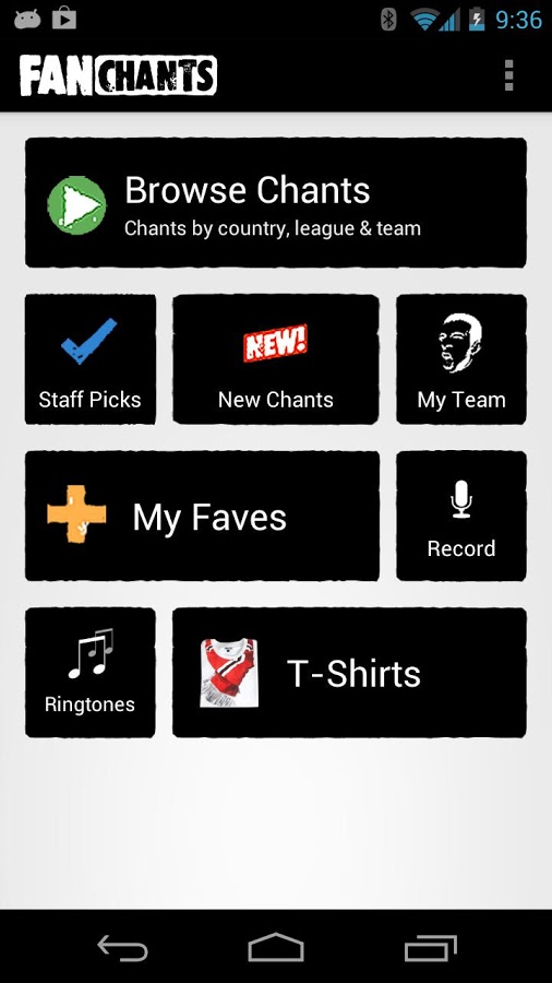 FanChants Free Football Songs截图1