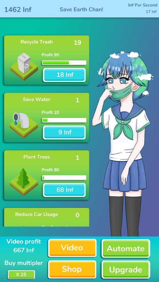 Earth Chan Idle Simulator截图4