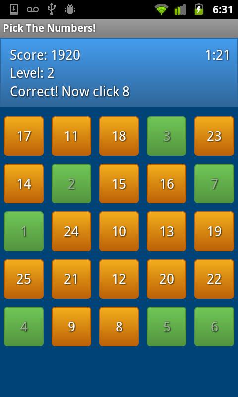 Pick The Numbers! (Free)截图1