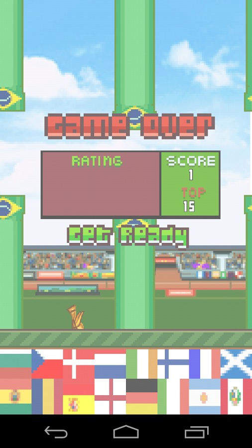 Flappy World Cup 2014截图4