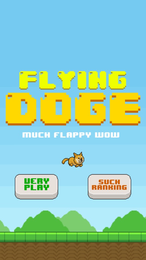 Flying Doge Flappy Adventure截图1