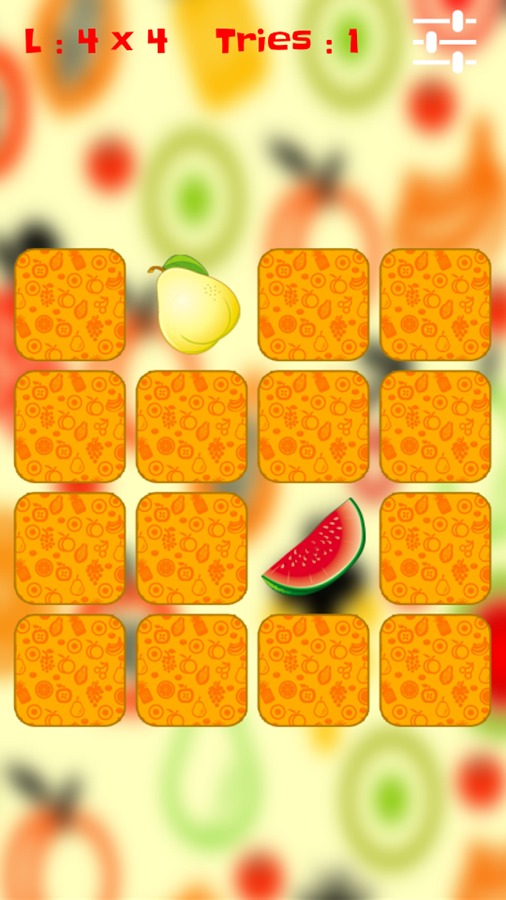 Fruit Matching Memory截图4