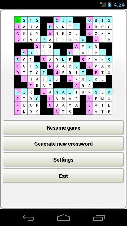 Crossword 15x15截图1