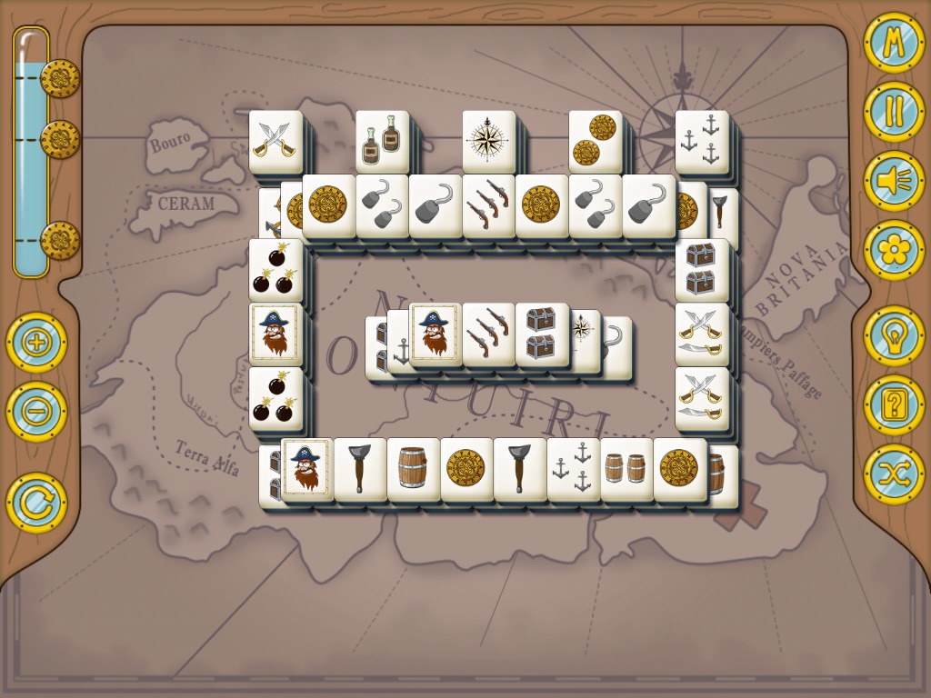 Pirate Mahjong HD截图5