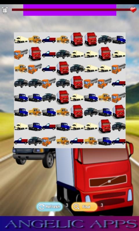 Trucks Match Race Game - Free截图2