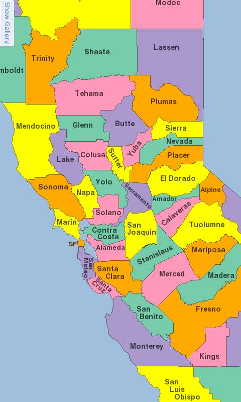 California Map Puzzle截图1