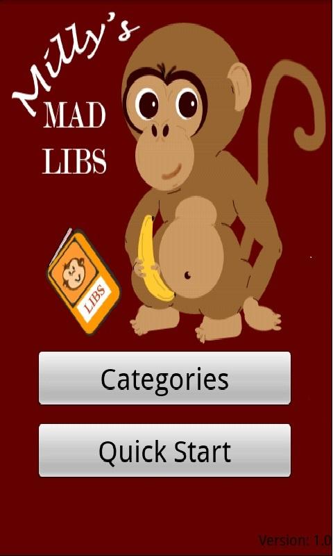 Milly's Mad Libs Lite截图1