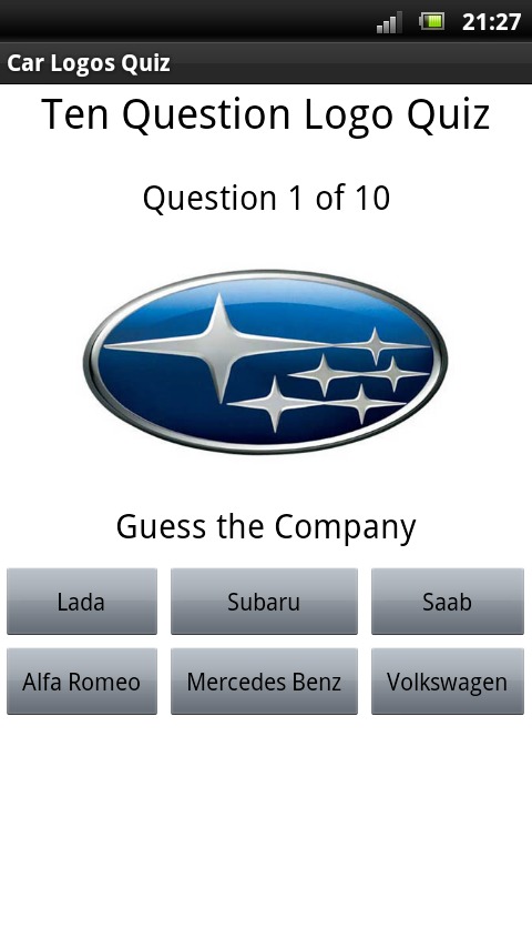 Car Logos Quiz截图1