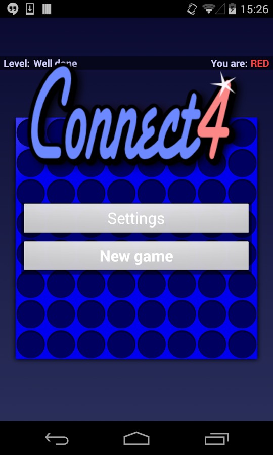 Connect 4 (Four in a row)截图1