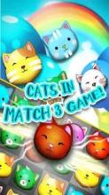 Sweety Cats - Match 3 Games截图5