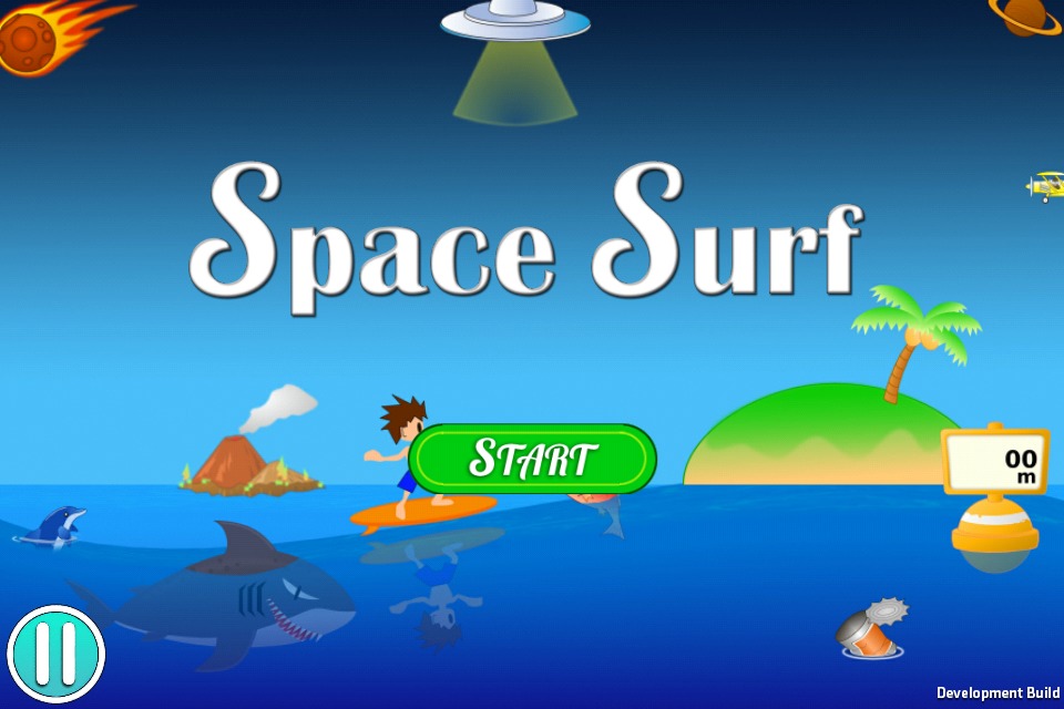 Space Surf : Shark Attack截图1