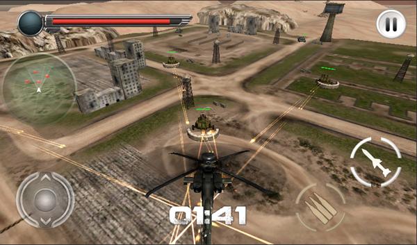 Modern Helicopter Tank War 3D截图1