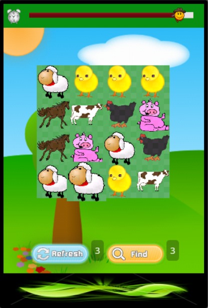 Kids Farm Match Game截图2