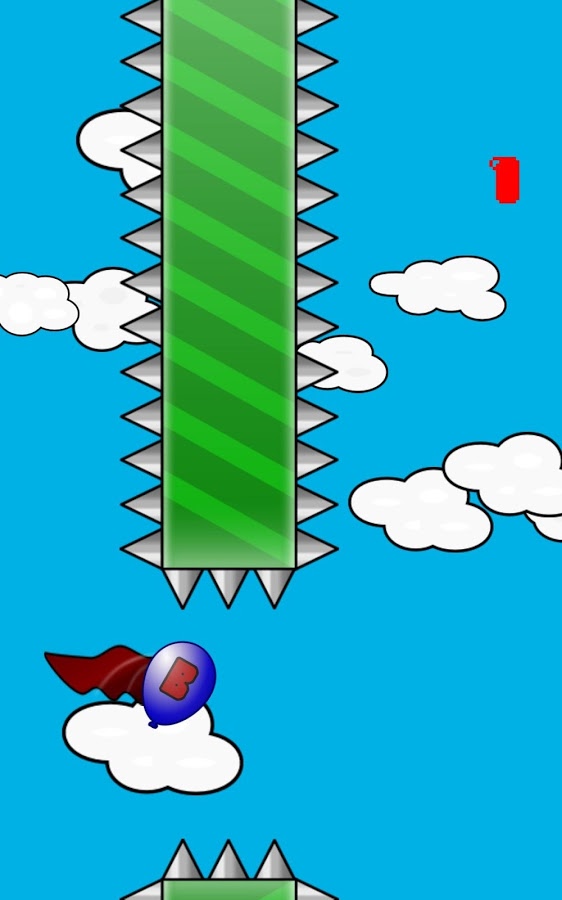 Flappy Cape - Super Balloony截图1