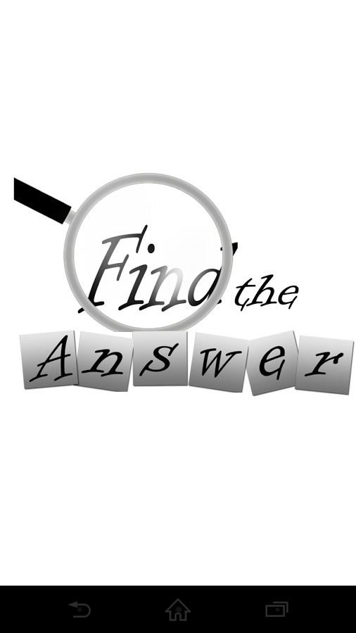 Find the Answer截图5