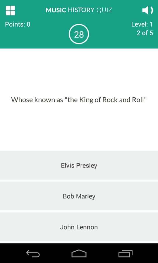 Music History Quiz Game截图4