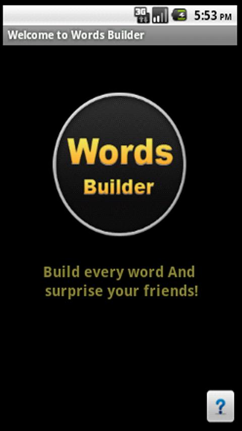 Words Builder For Friends截图1