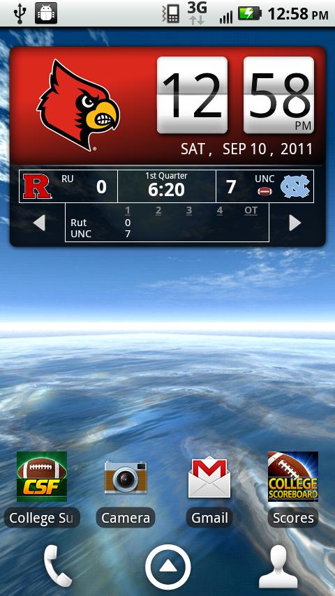 Louisville Cards Live Clock截图1