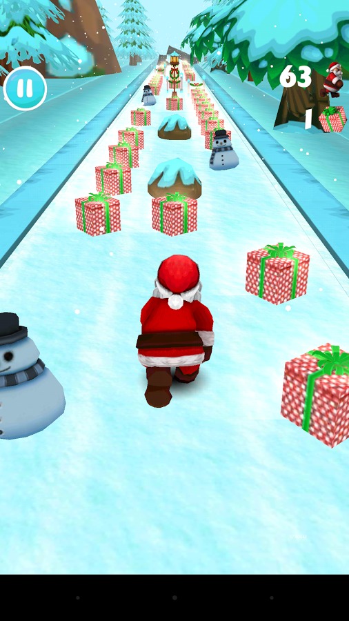 Santa Runner 3D Christmas Dash截图5