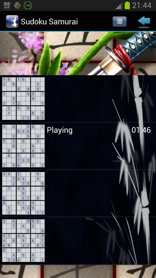 Sudoku Samurai Puzzle截图4