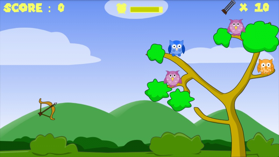 Angry Owls - Bow & Arrow截图2