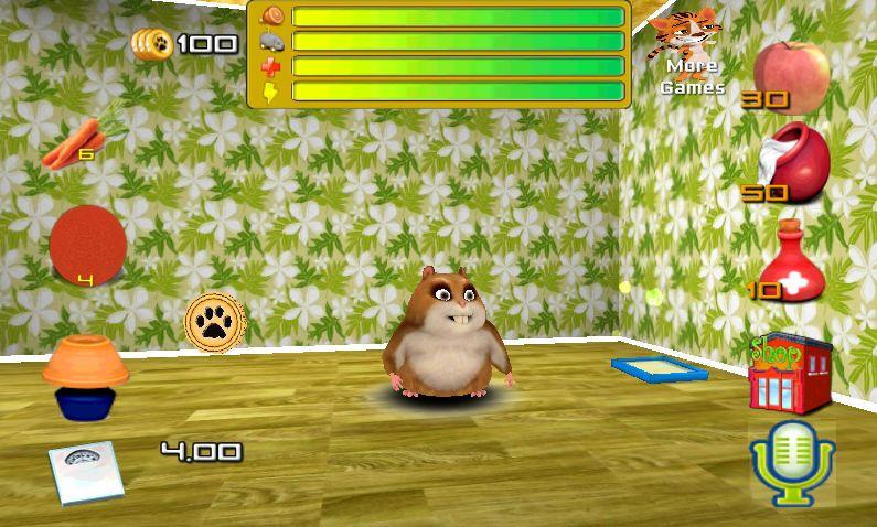 Pet talking friend hamster截图2