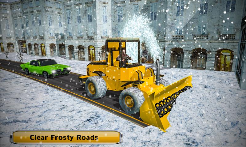 Snow Blower Truck Simulator: Ski Resort ATV Rider截图3
