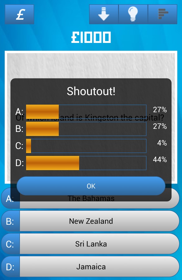 Brain Storm Millionaire Quiz截图2