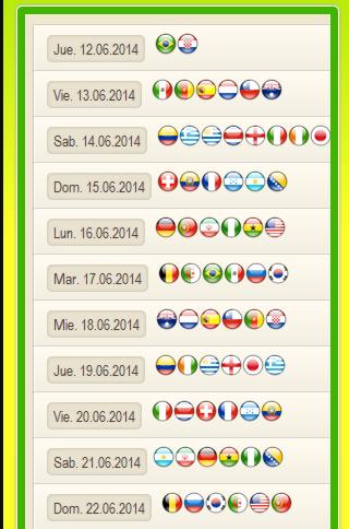 Mundial Brasil 2014 en Español截图2