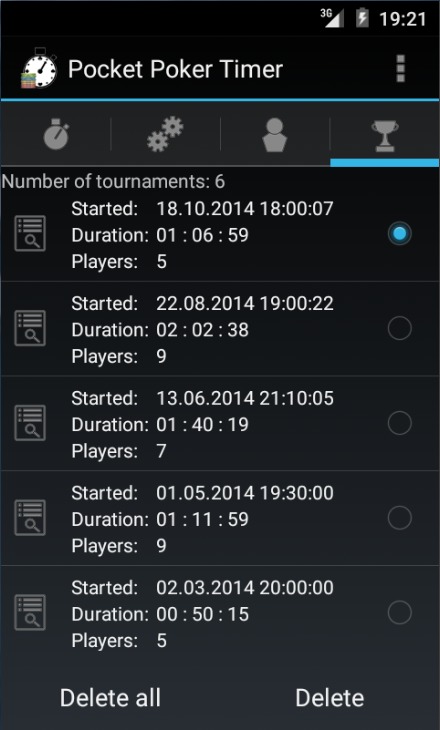 Pocket Poker Timer FREE截图5