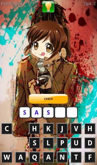 Quiz Game of Attack on Titans截图4