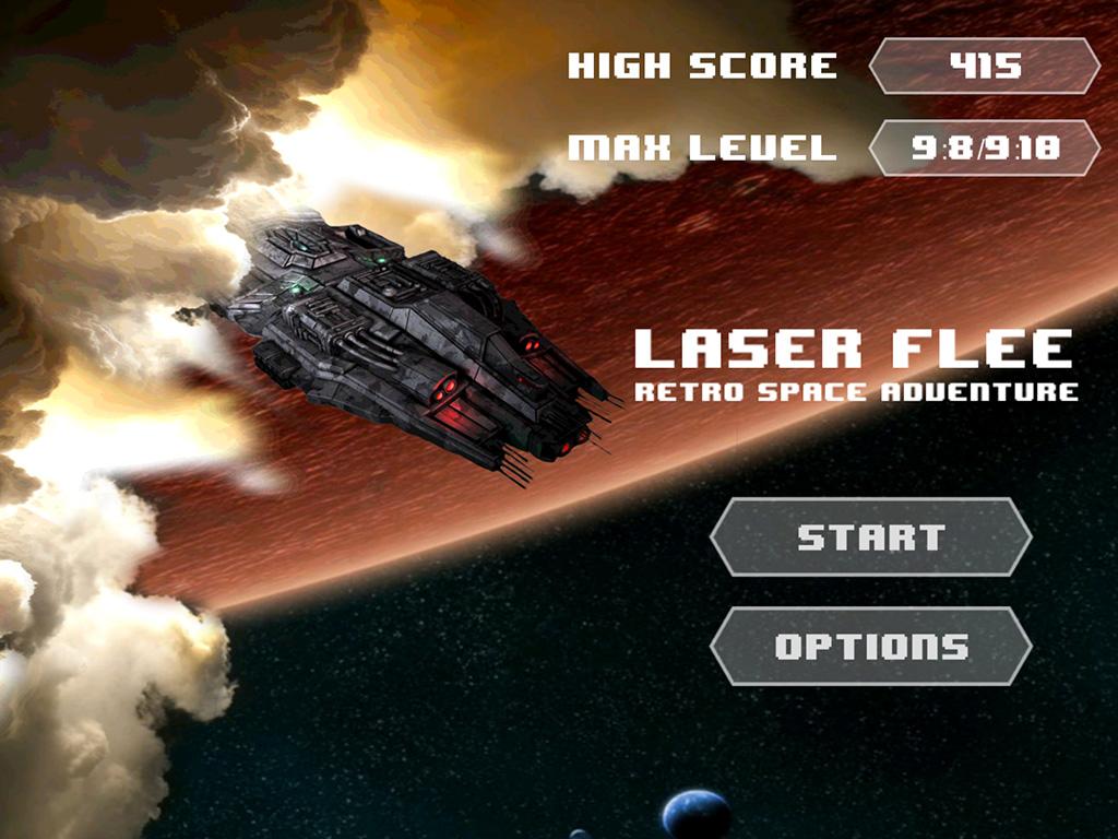 Laser Flee - Retro Spaceship截图5