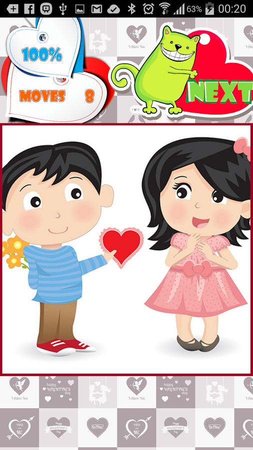 Valentine Puzzle截图4