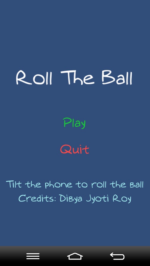 Tilt To Roll The Ball截图1