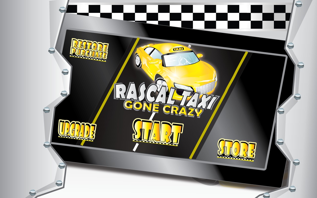 Rascal Taxi Gone Crazy Racing截图4