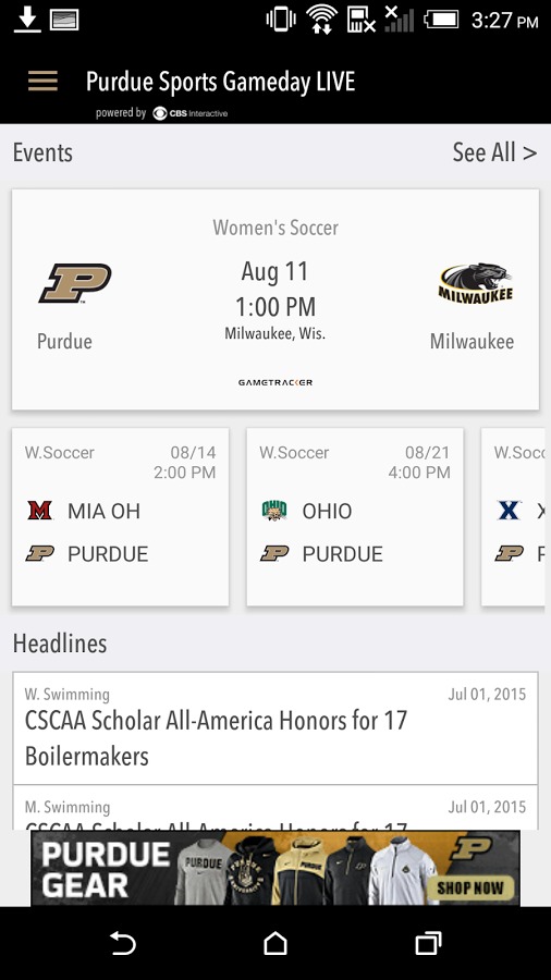 PurdueSports.com Gameday LIVE截图1