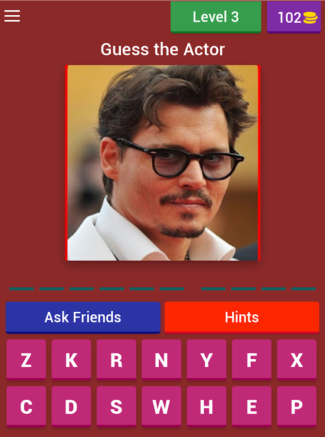 Hollywood Actors Quiz Guess截图3