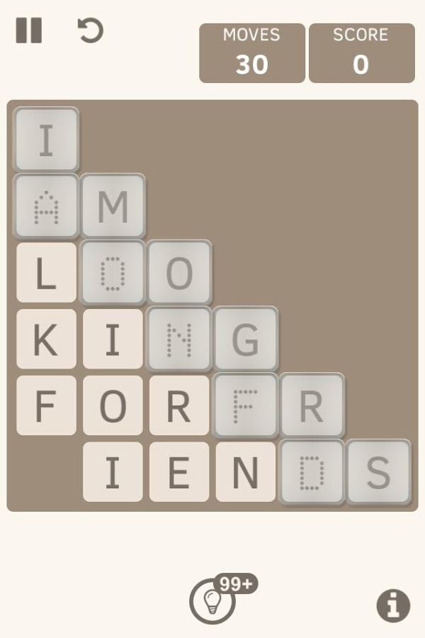 Clear Letters - Word Game截图2