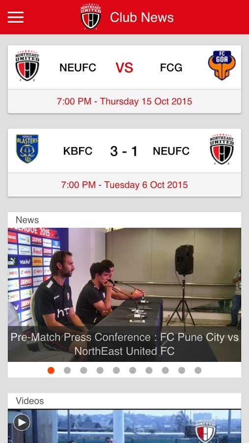 Northeast United FC截图1