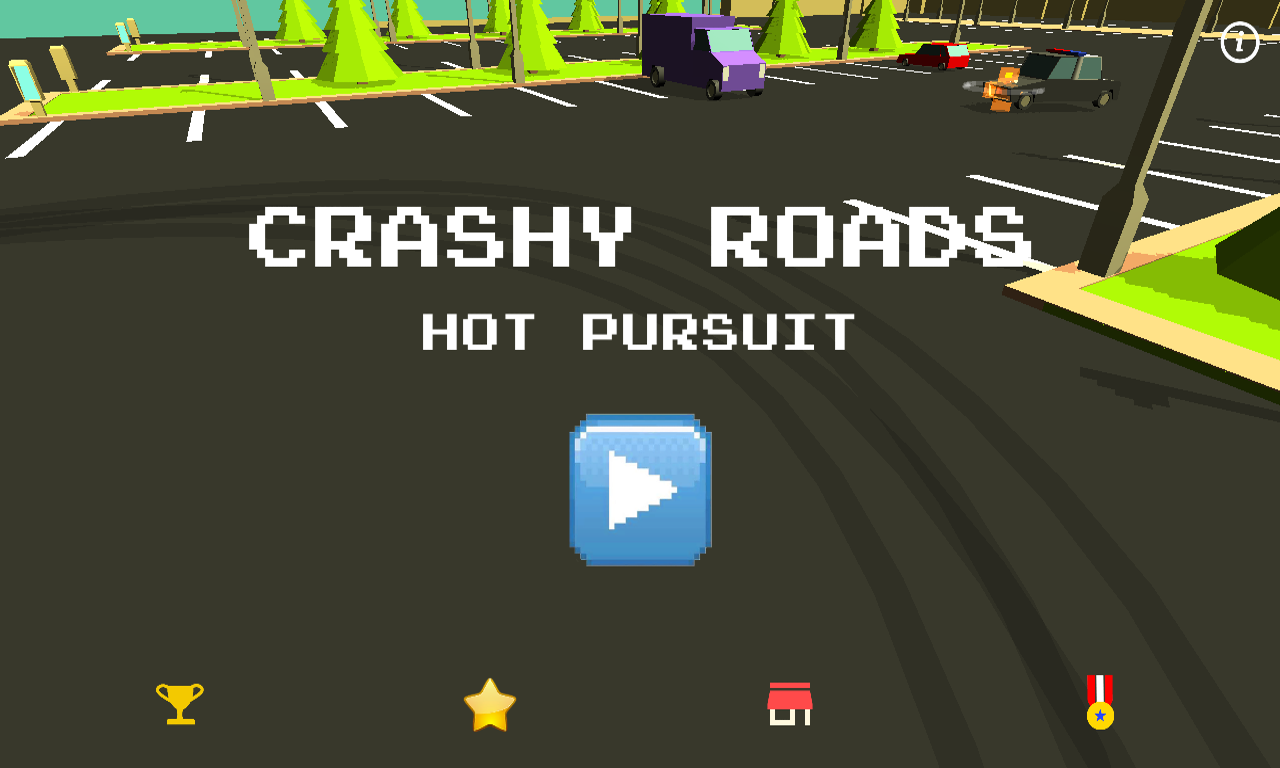 Crashy Roads : Hot Pursuit截图1