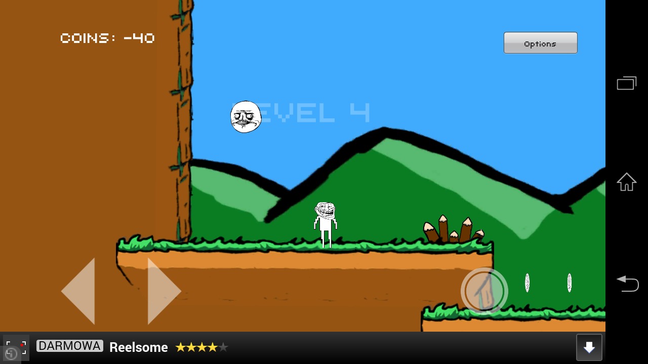 Trollface Platformer 2D截图2