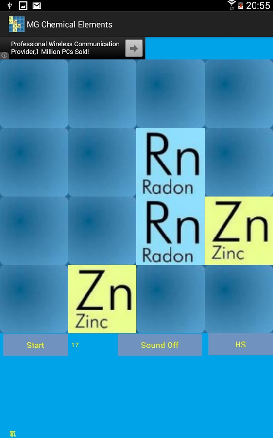 Memory game- Chemical Elements截图3