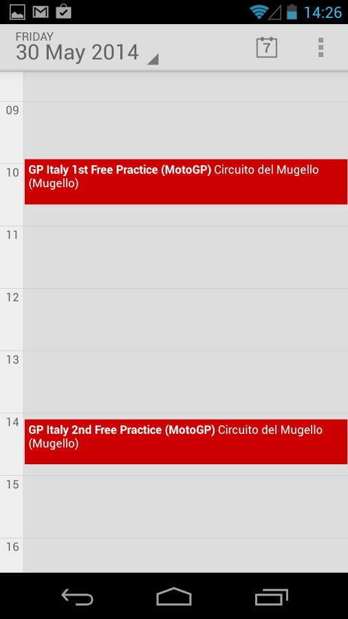 2014 Moto GP Race Calendar截图5