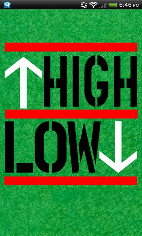 High or Low (drinking game)截图1