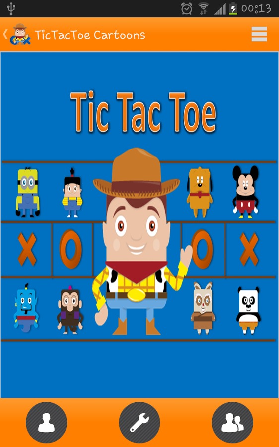 TicTacToe Cartoons截图1